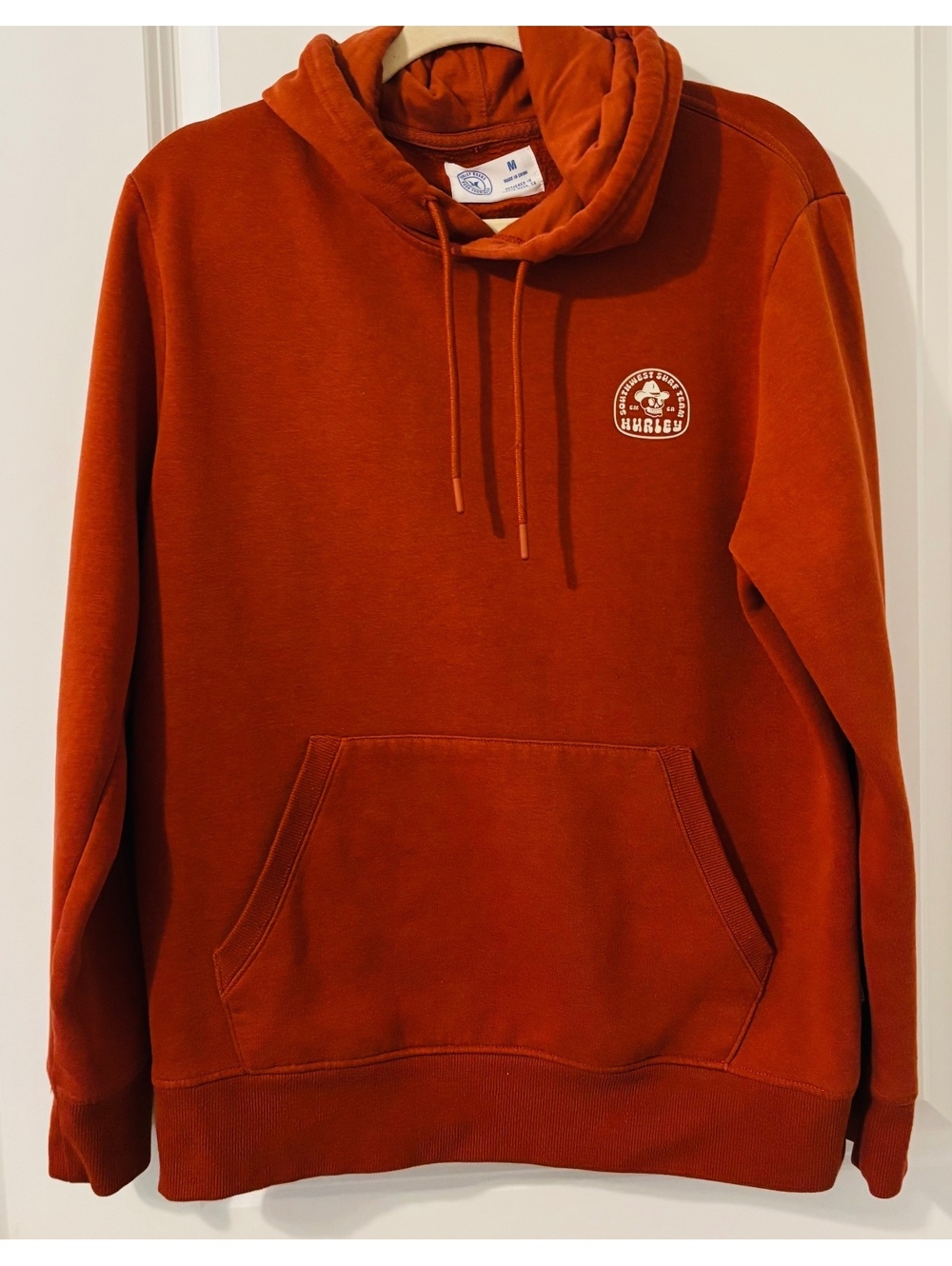 Hurley Hoodie Medium Soft Fleece Comfort Casual "Southwest Surf Team"